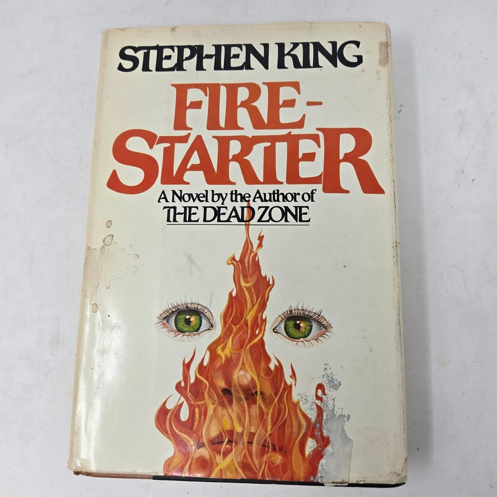 Stephen King Firestarter Hardcover Book Club Edition 1980 Viking Horror Novel‎